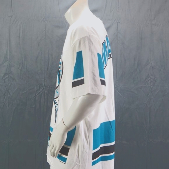 Florida Marlins Shirt (VTG) - Big Logo Print by Pro Player - Men's XL (NWT) - Picture 5 of 11